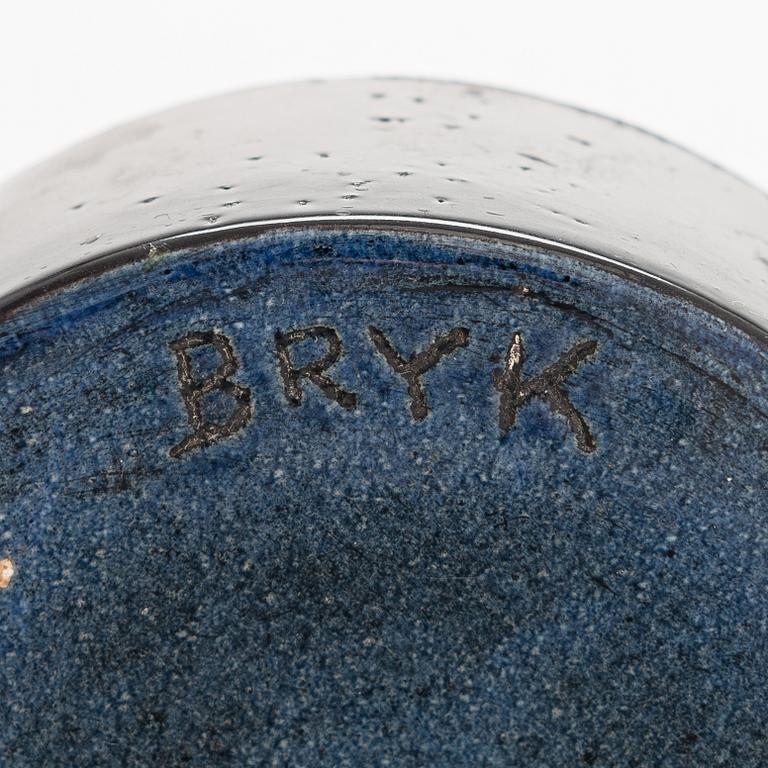 Rut Bryk, skål, stengods, signerad BRYK.