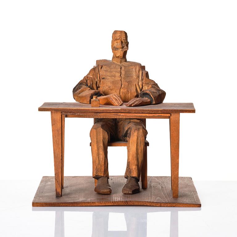 Axel Petersson Döderhultarn, "Beväringsmönstring", (7).