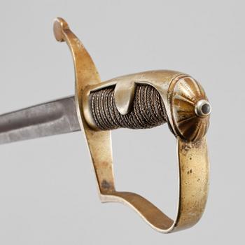 BLANKVAPEN, märkt Solingen, Danmark, omkring sekelskiftet 1800/1900.