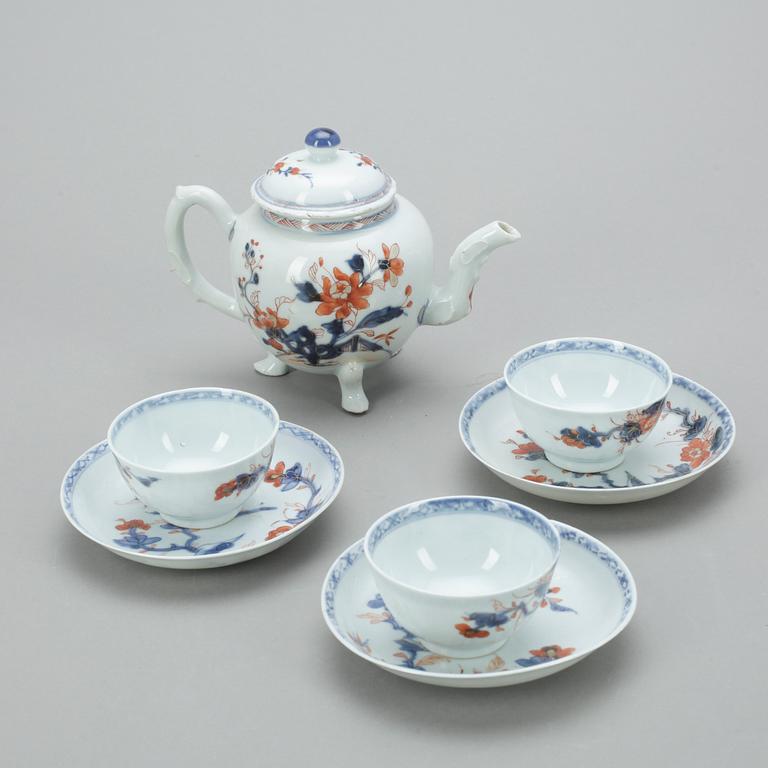 SERVISDELAR, 4 delar, Kina Qing dynastin, 1700-tal.