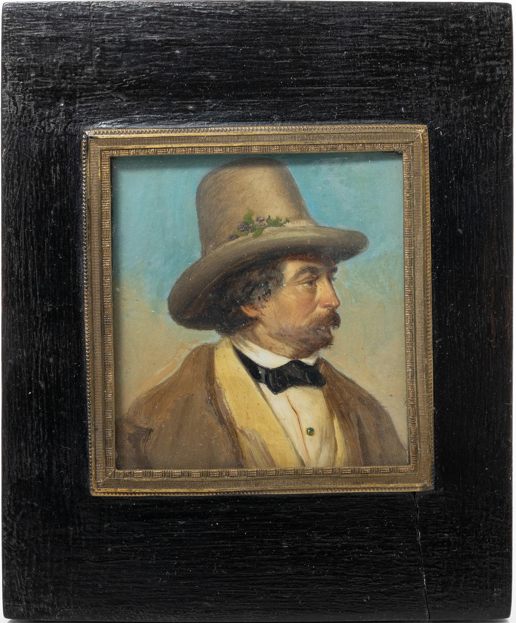 Mathias Schmid, tillskriven, Man i hatt.