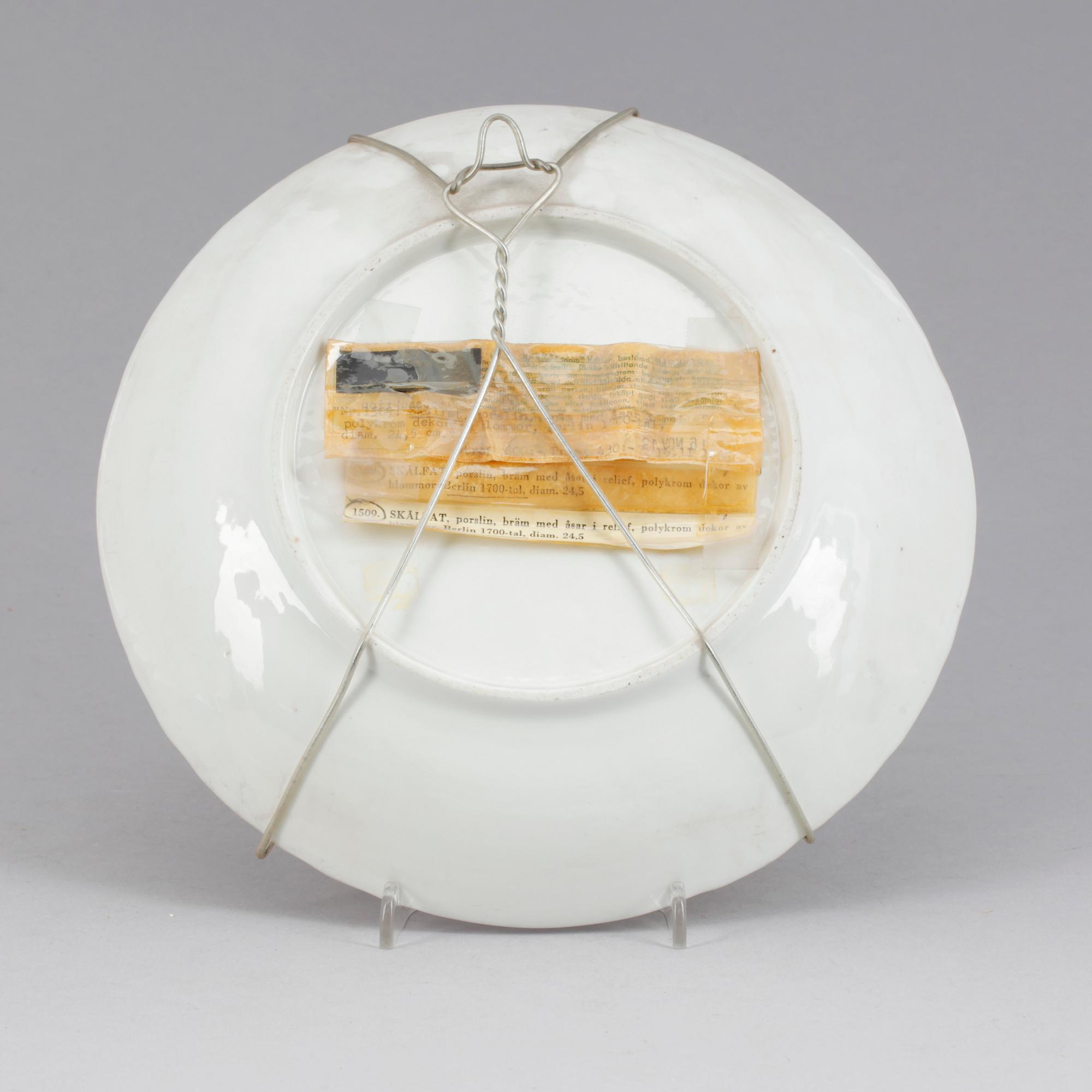 SKÅLFAT, porslin, Berlin 1700-tal.