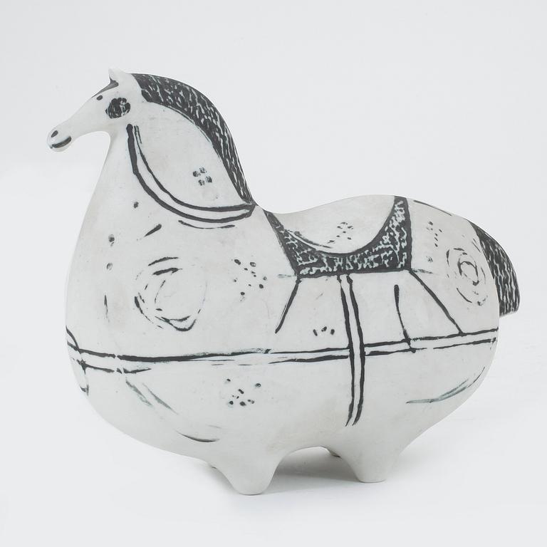 FIGURIN, stengods, "Springare", Stig Lindberg, Gustavsbergs Studio. Tillverkad mellan åren 1952-1972.
