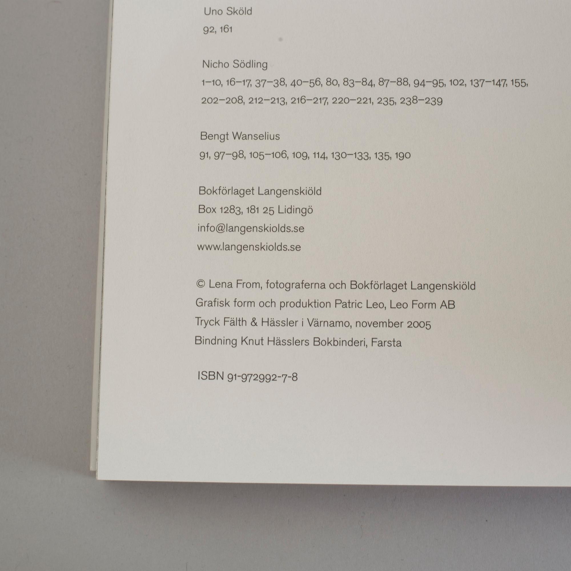 Seven books on Swedish glass, silver and furniture.