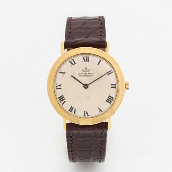 Bucherer, Intra-Matic, wristwatch, 34 mm.