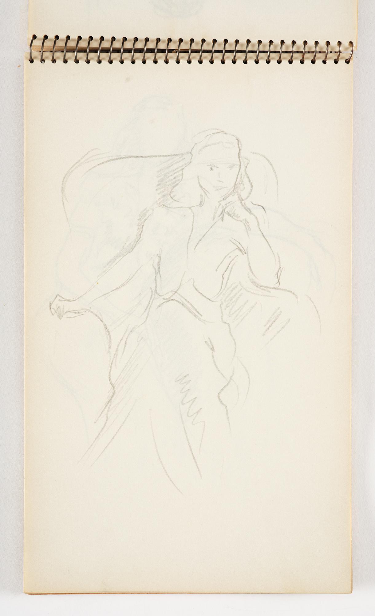 Lotte Laserstein, 3 skissböcker med blyertsteckningar.