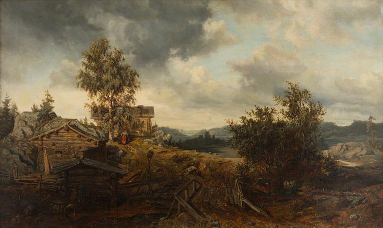 Berndt Lindholm, "View from a Croft in Kuru," after Werner Holmberg.