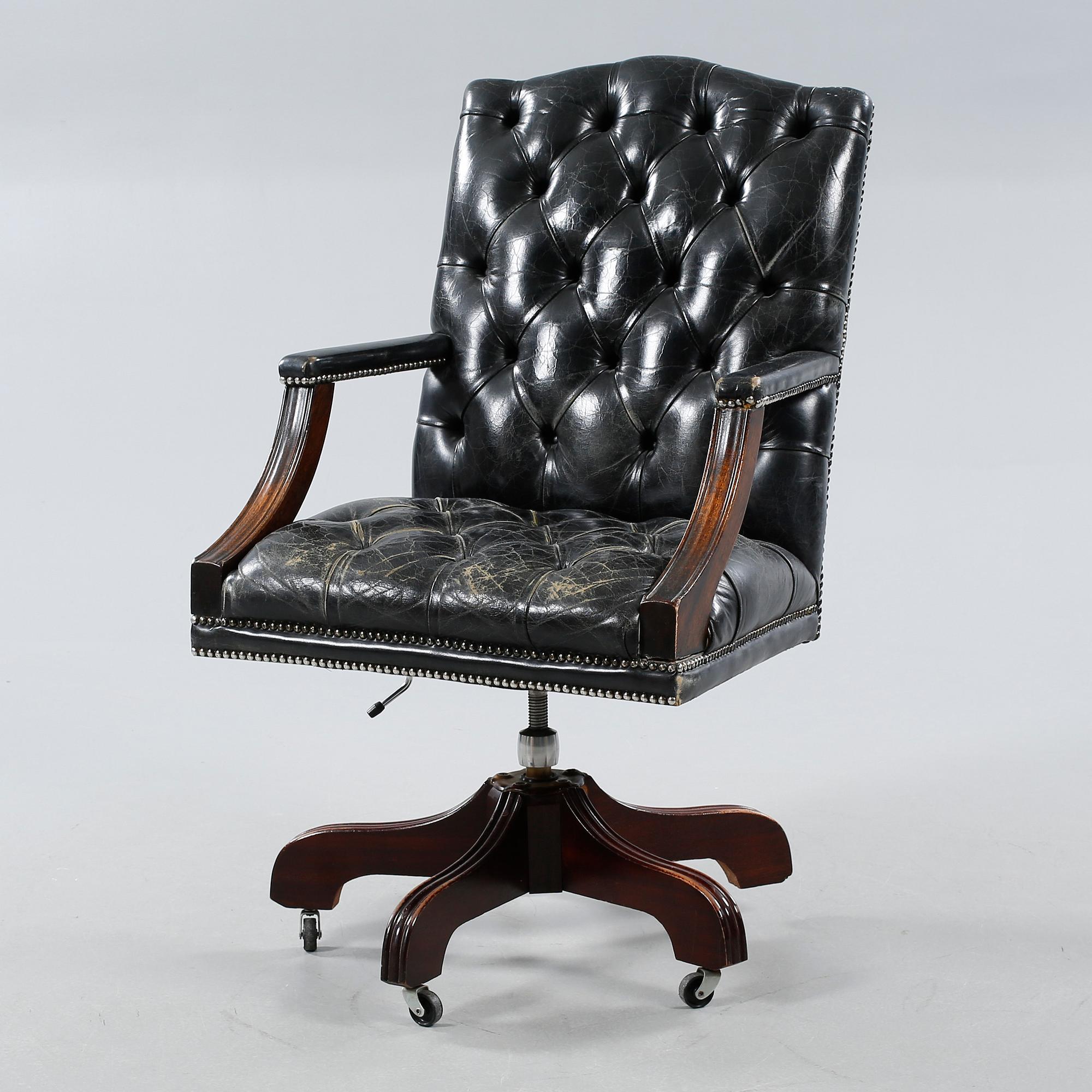 An office chair in english style, second half of the 20th century.