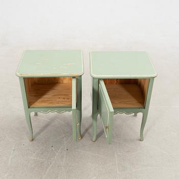 Axel Einar Hjorth, Bed and bedside tables, a pair "Ängby" Nordiska Kompaniet (NK) 1931/32.