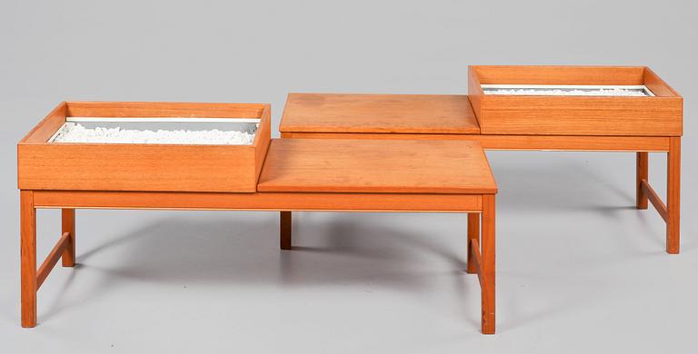 BLOMSTERBORD, ett par, 1950/60-tal.