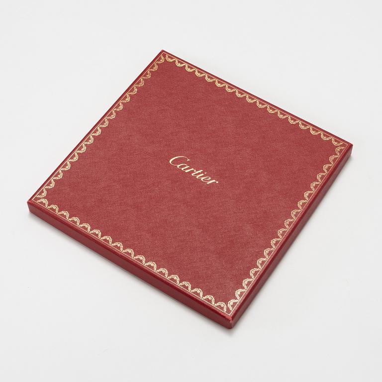 Cartier, a twill silk scarf.