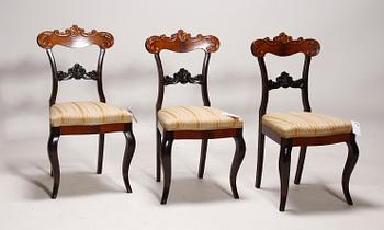 STOLAR, 3 st, senempire, 1800-talets mitt.