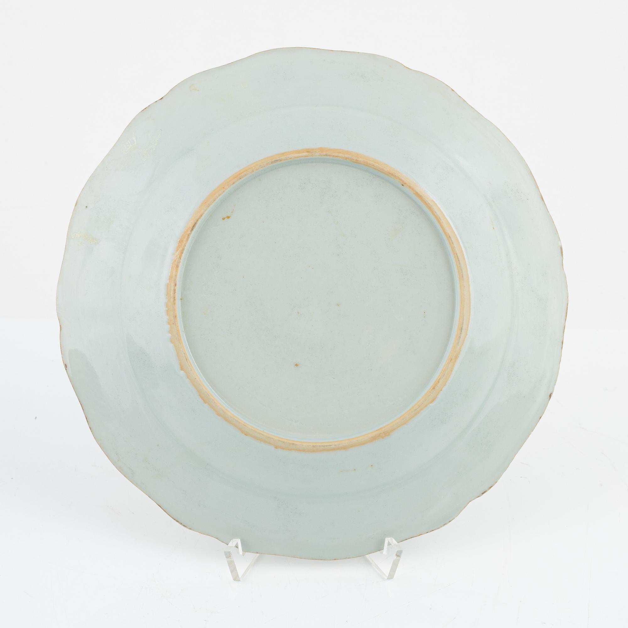 Ten Famille Rose porcelain pieces, China, Qing Dynasty, Qianlong (1736-95).