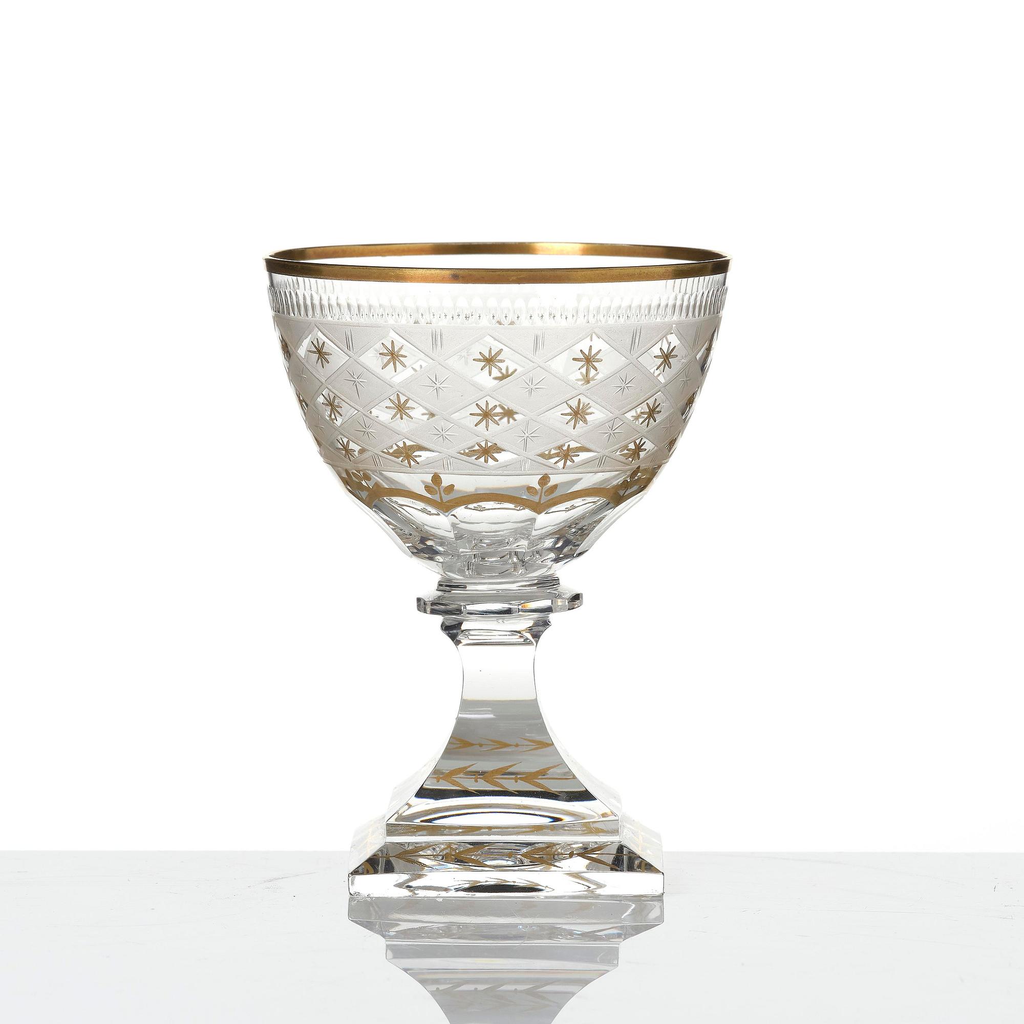 Glasservis, 72 delar, Sverige, Kosta, "Odelberg", 1900-tal.