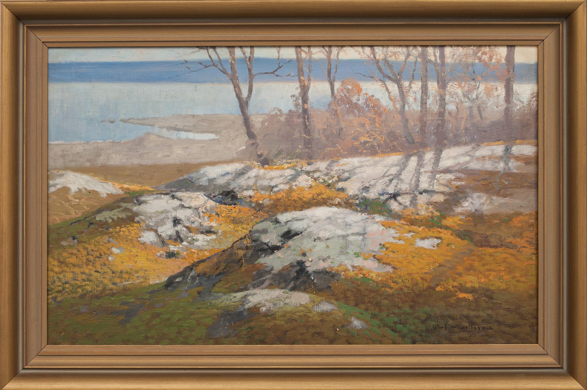 OLOF WALFRID NILSSON (SVERIGE), oljemålning.