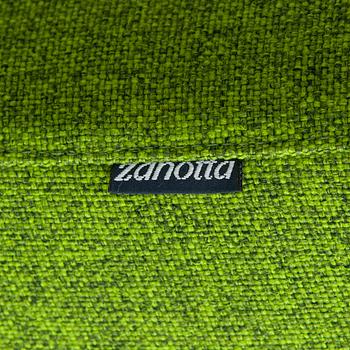 Emaf Progetti, A green 'Alfa' sofa from Zanotta, Italy.