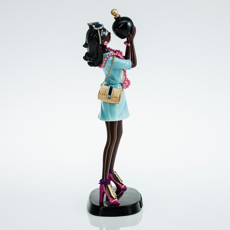 FIGURIN, "Miss Lanvin", porslin, Lanvin och Franz Porcelain, 2000-tal.