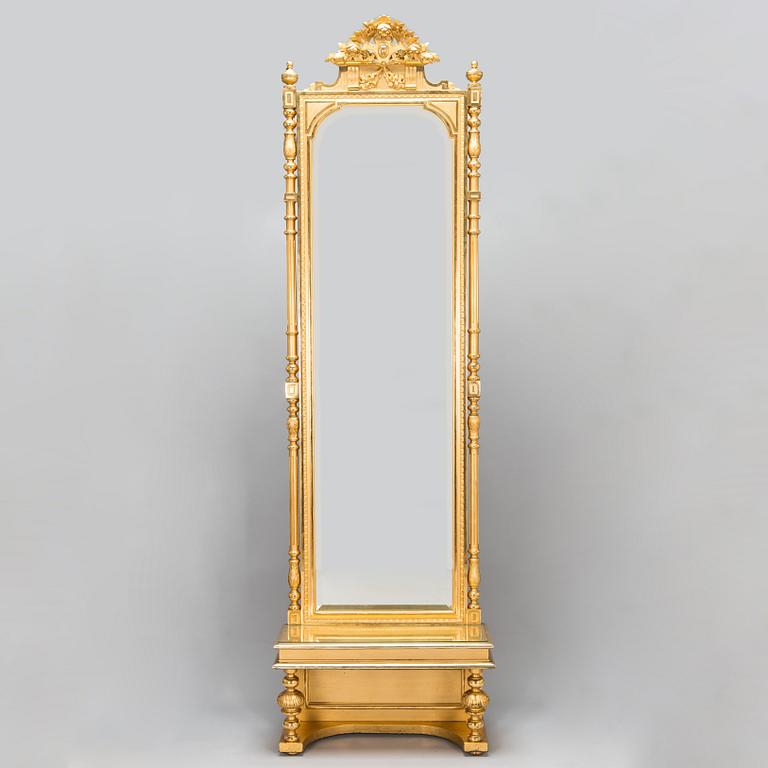 A trumeau mirror, from early 20th century.