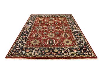 A carpet, Mamluk design, ca 311 x 253 cm.