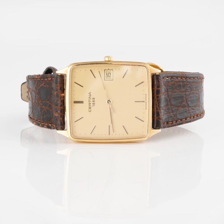 ARMBANDSUR, herr, 18 K guld, Certina, 2004. Vikt inkl armband 30 g.