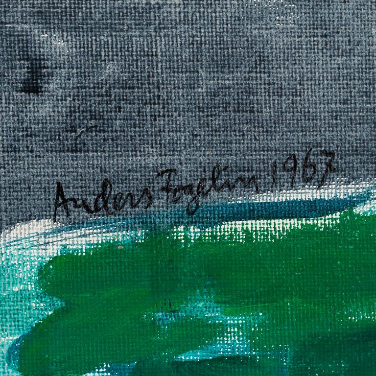 ANDERS FOGELIN, oil on canvas, signed.