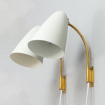 Lisa Johansson-Pape, A pair of 1950s '3054' wall lights for Stockmann Orno.