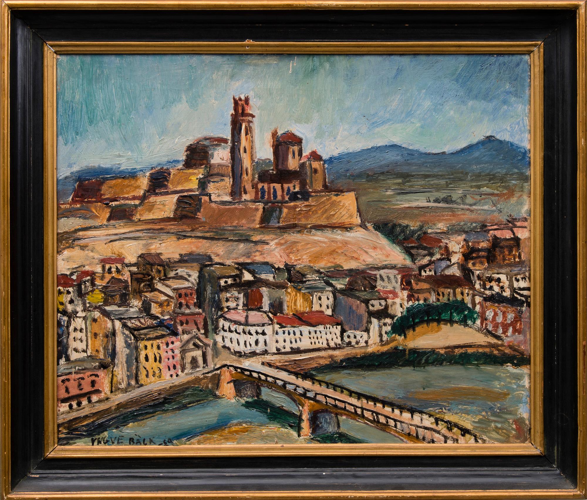 YNGVE BÄCK, olja på duk, signerad och daterad -29.