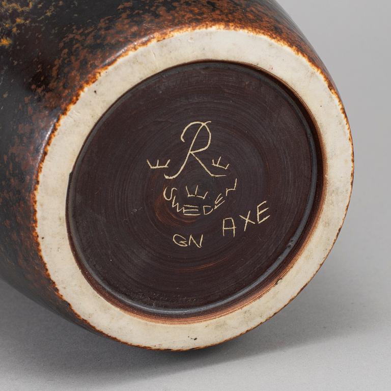 GUNNAR NYLUND, a stoneware vase, Rörstrand, signed.