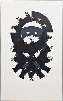 RAUL MEEL, färgserigrafi, signerad HC.