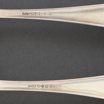 A 188 piece set of silver cutlery,'Vasa', GAB, Stockholm, mid 20th century.