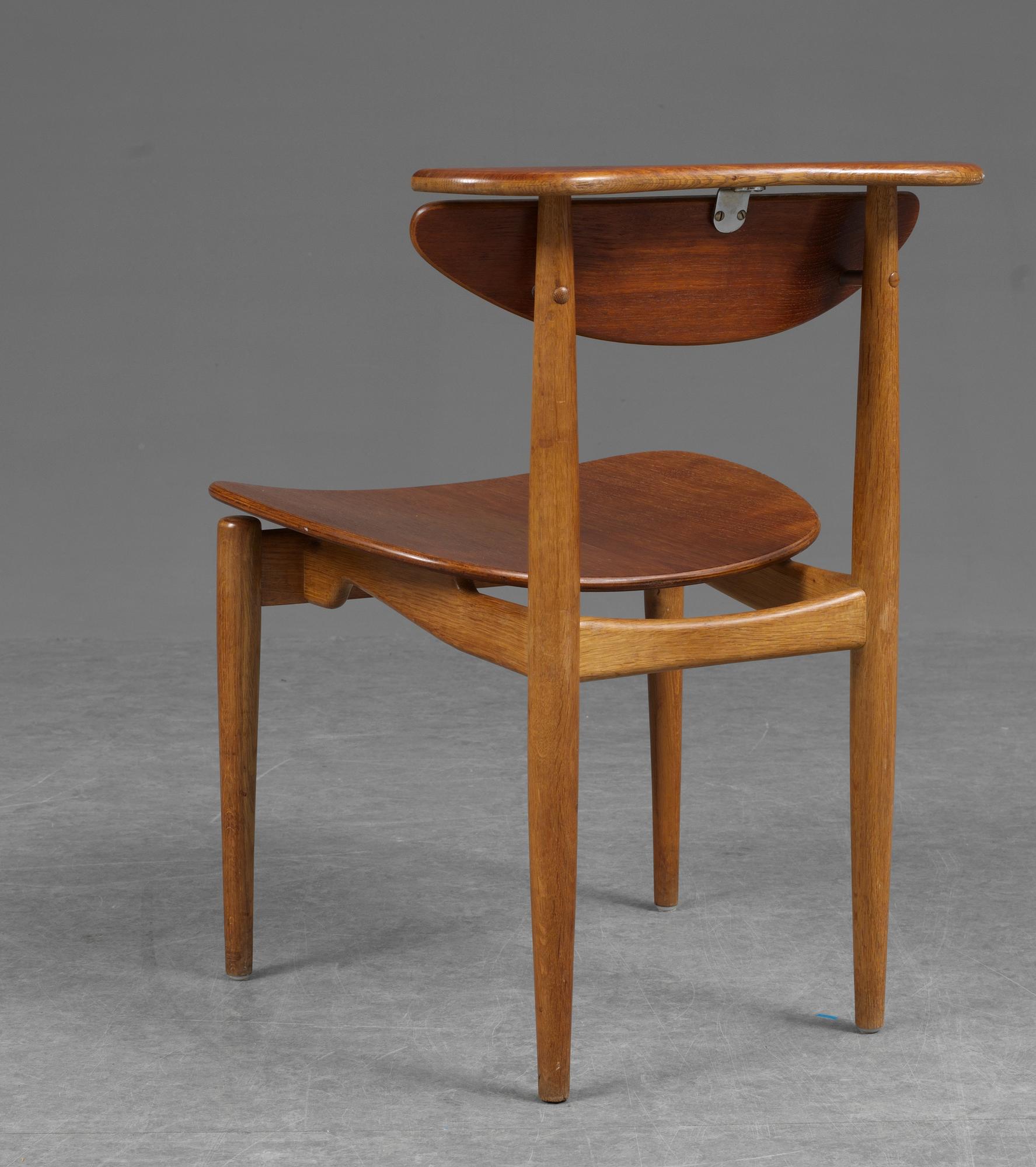 FINN JUHL, stol, Bovirke, Danmark 1950-60-tal.