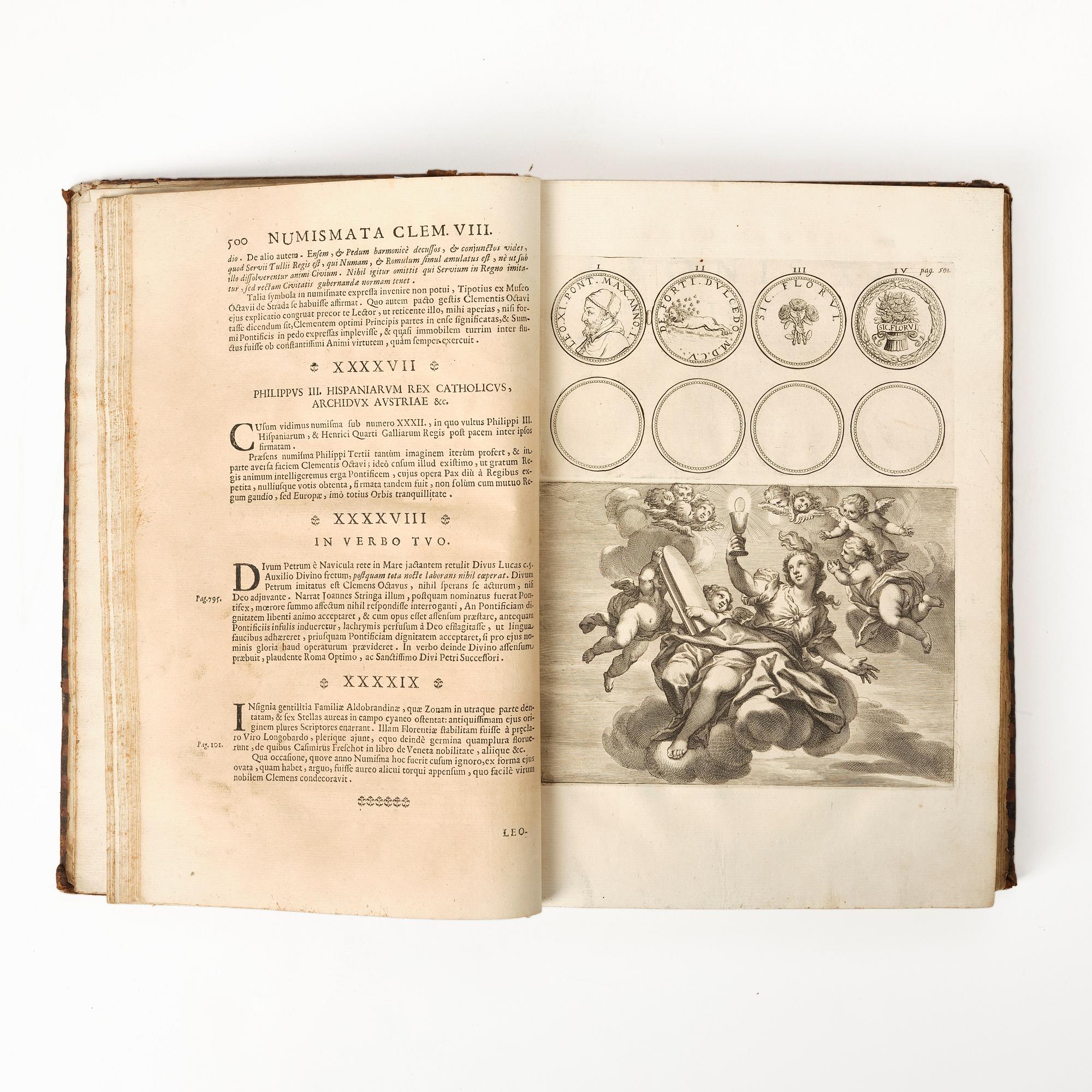 Papal coins and medals, 1699.