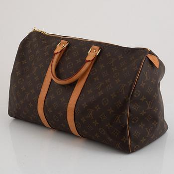 Louis Vuitton, weekendbag, "Keepall 45", 2011, samt necessär.