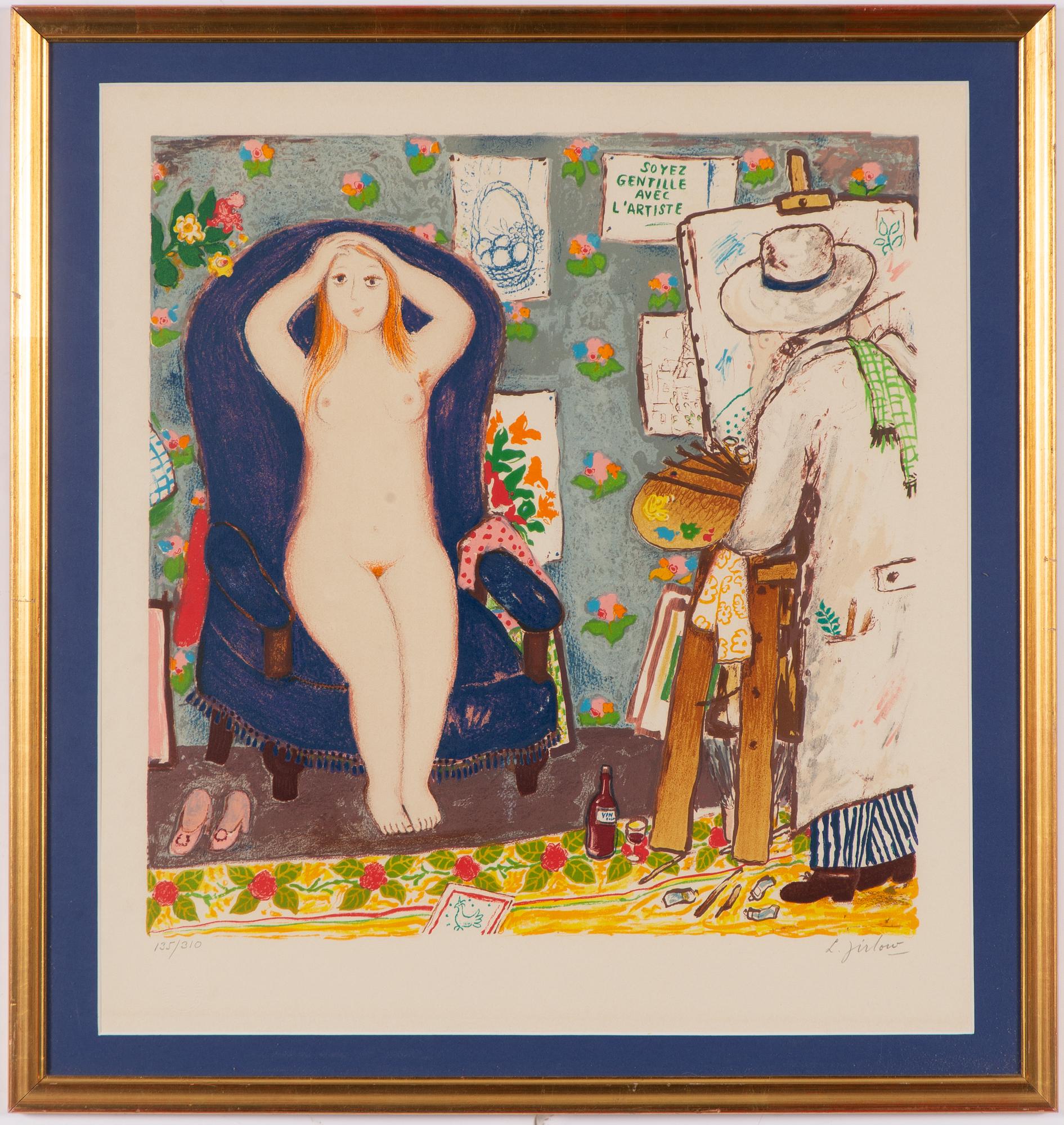 Lennart Jirlow, "Målaren och flickan".