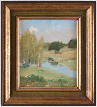 Helene Schjerfbeck, "Landskap från Raseborg" (Landscape from Raseborg).