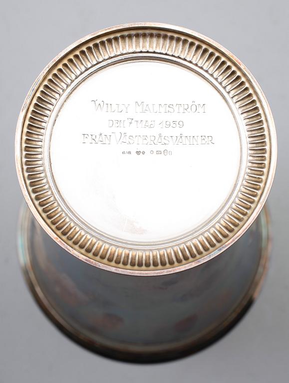 VAS, silver, GAB, Stockholm 1937. Vikt ca 408 g.