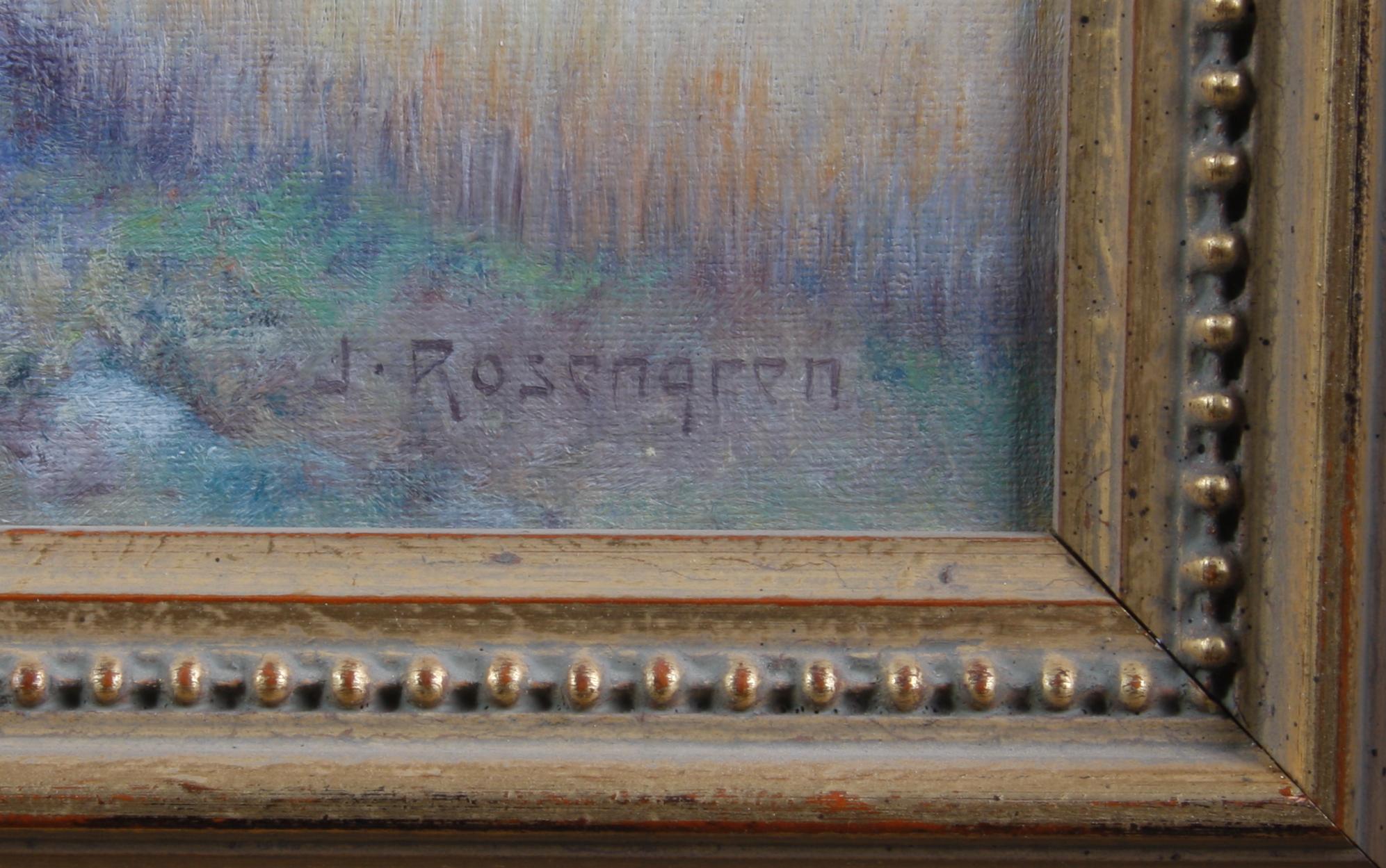 ROSENGREN, JEAN. Olja på duk, sign.