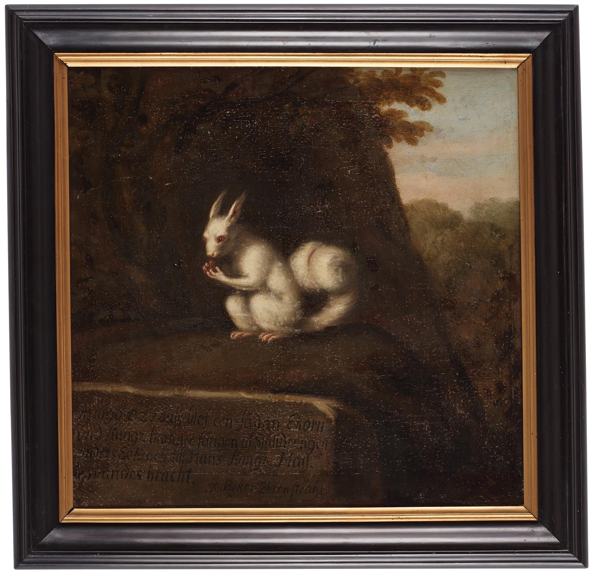 David Klöcker Ehrenstrahl, studio of, "Vit ekorre".