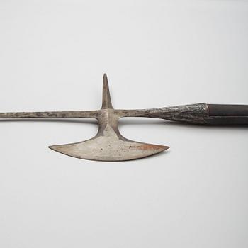 A Swedish Halberd a so called 1697 pattern.