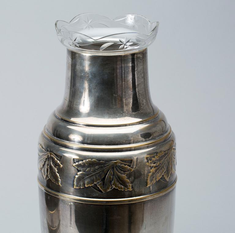 PARTI NYSILVER, nysilver, 4 delar. 1900-tal.