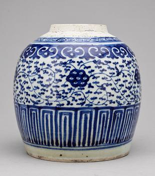 URNA, porslin, Kina, Kangxistil, 1800/1900-tal.