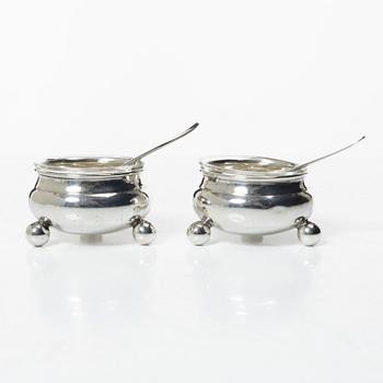 Silver, 4 pieces, Denmark, Norway early 20th century.