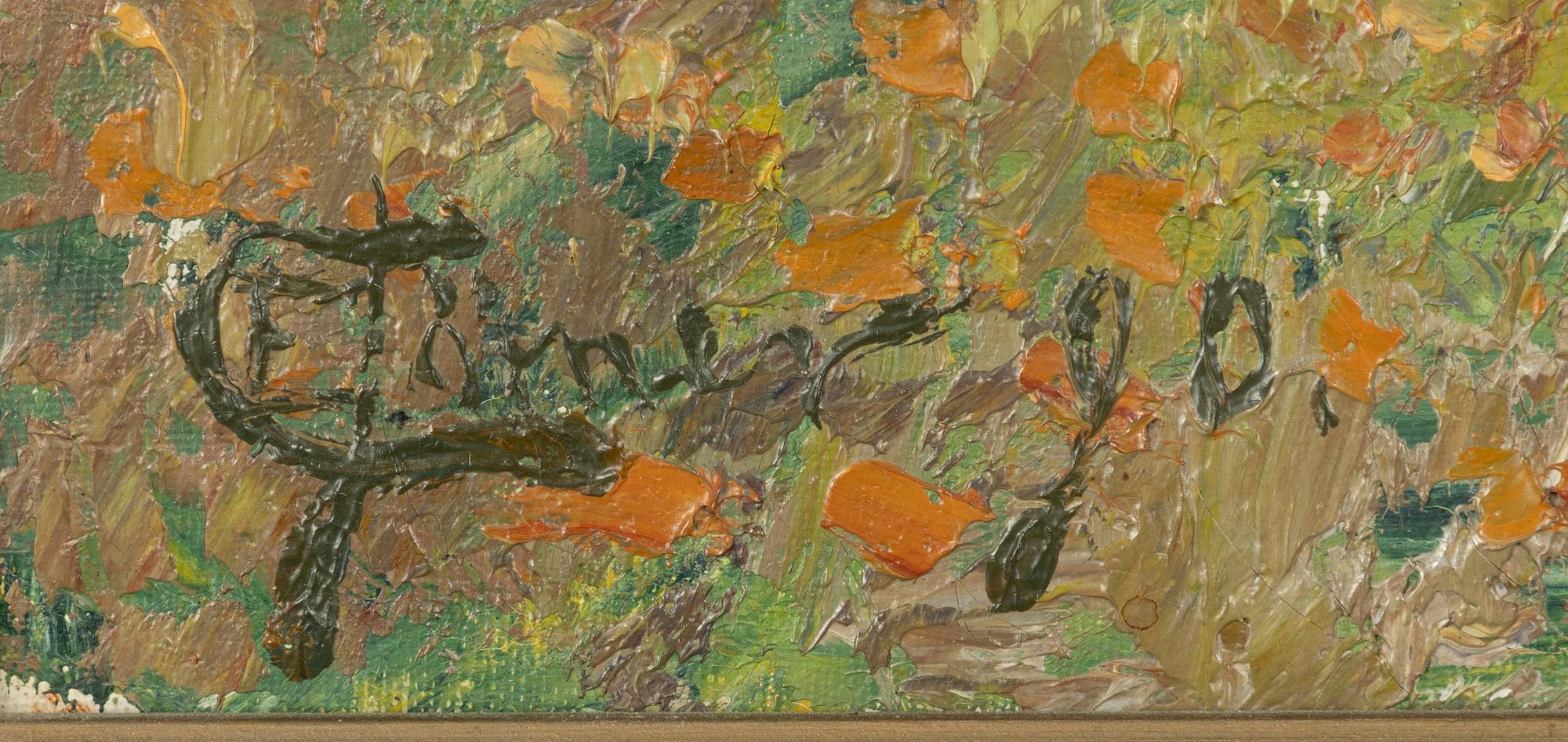 Carl Erik Törner, "Skogsinterieur, höst".