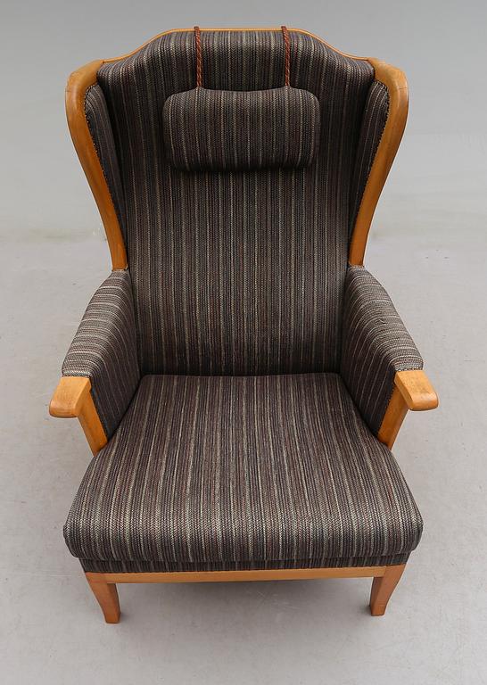 FÅTÖLJ, "Husfadern", Carl Malmsten, Bodafors, 1960-tal.