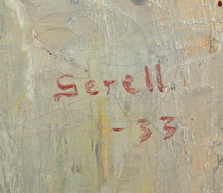 GRETA GERELL, olja på duk, signerad och daterad -33.
