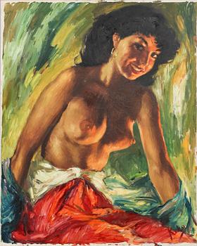 CHARLES ROKA, olja på duk, signerad.