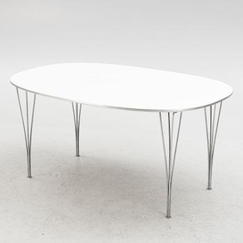 Bruno Mathsson & Piet Hein, a dining table, 'Superellips', Fritz Hansen, Denmark, 1988.