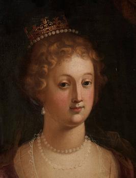 Flemish school 16th/17th Century, Judith with the head of Holofernes.