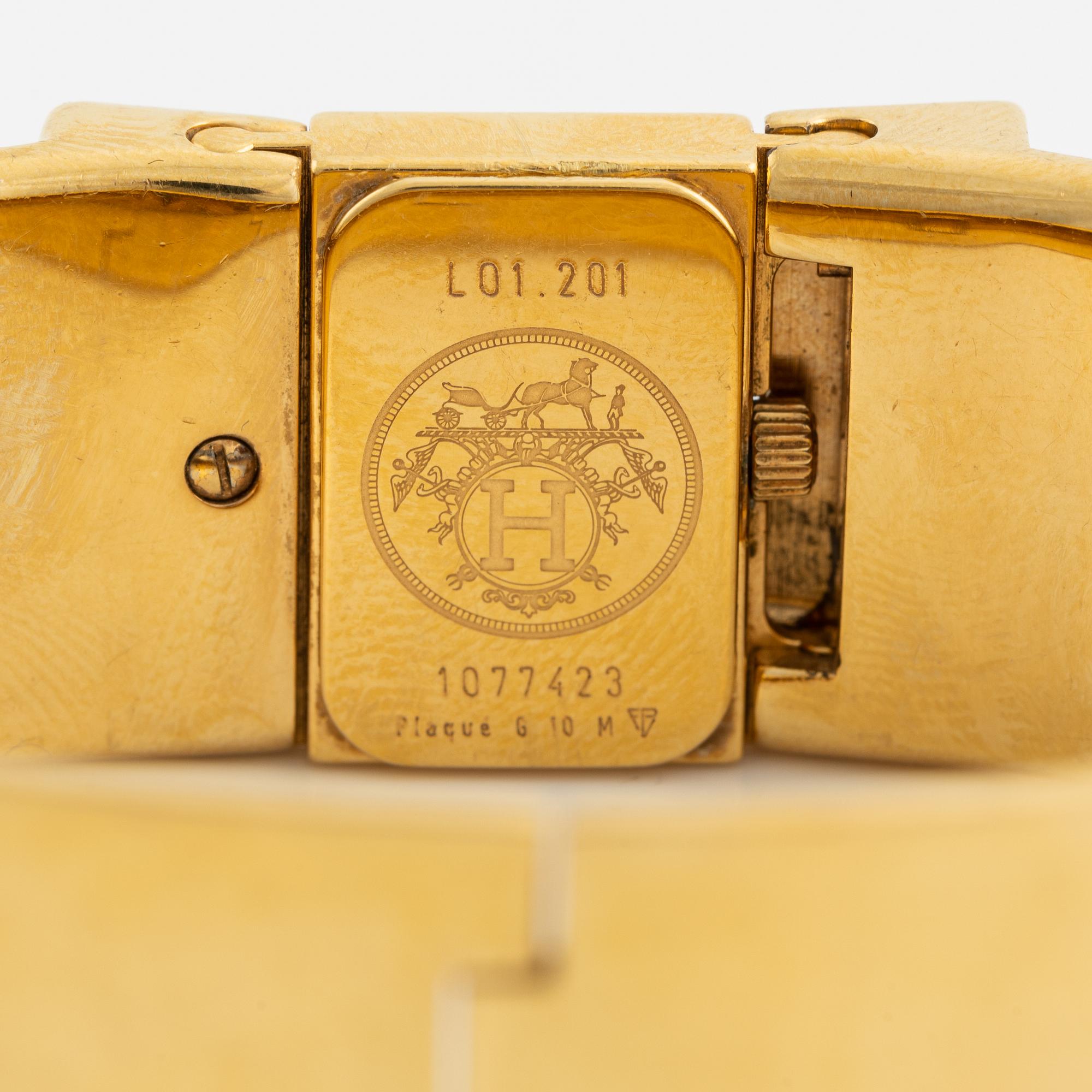 Hermès, 'Loquet', wristwatch, 19 mm.