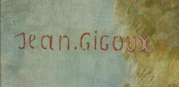 Jean-François Gigoux, oil on canvas, signed.